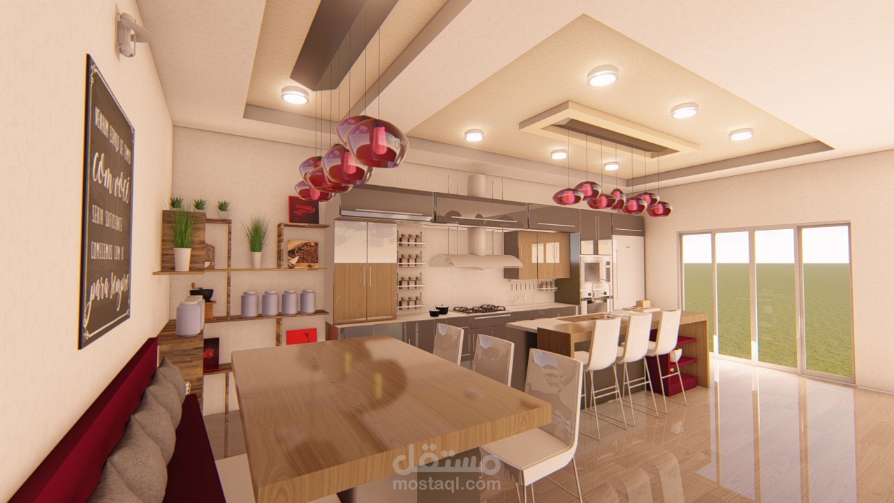 تصميم مطبخ حديث