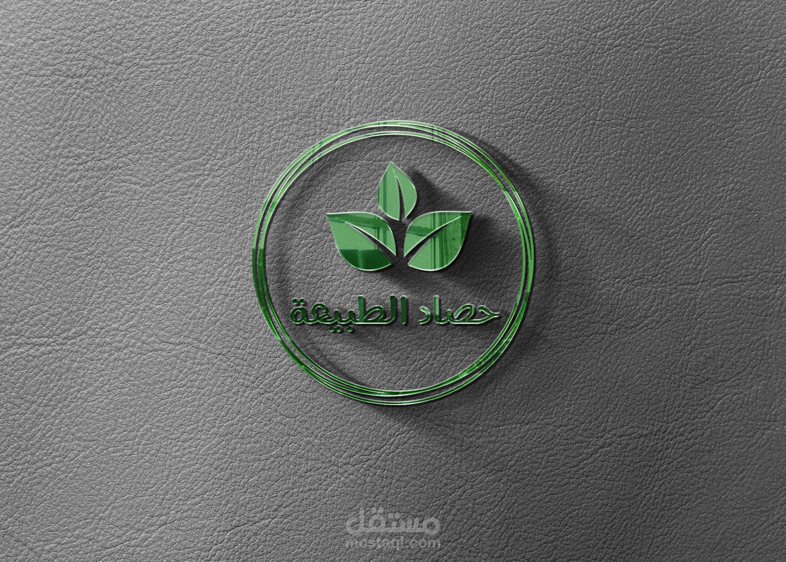 تصميم شعار لمتجر متنجات طبيعية