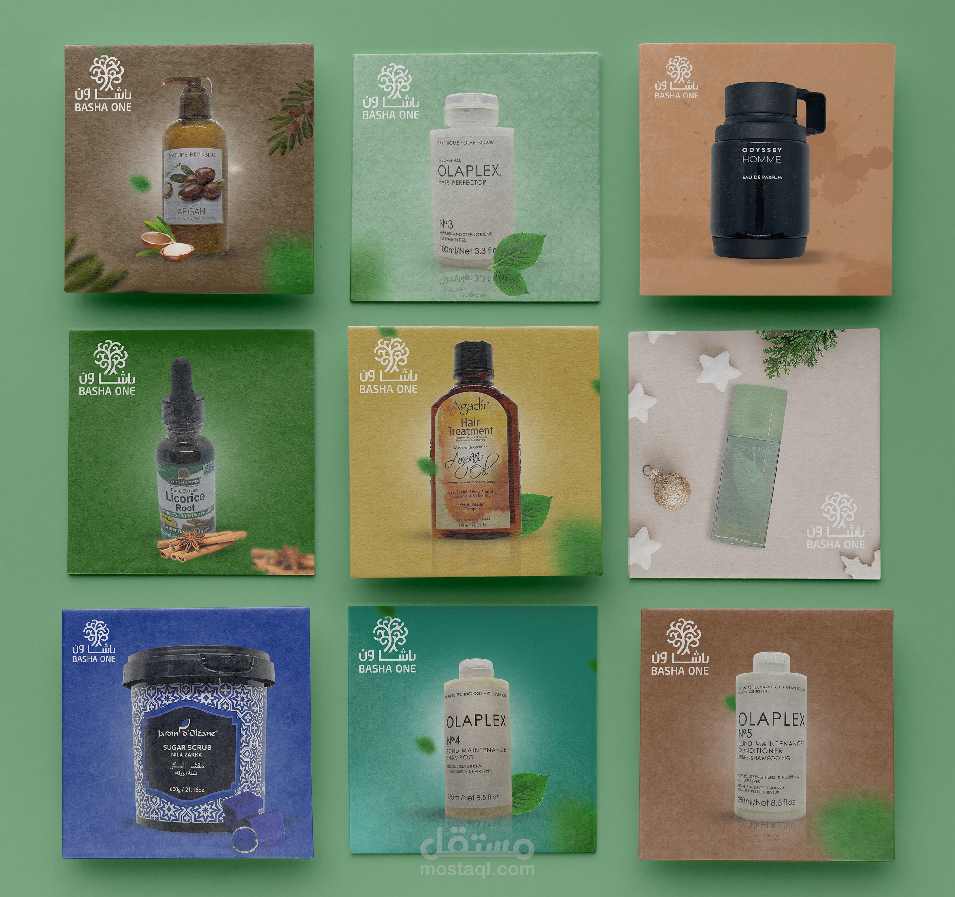 تصاميم سوشيل ميديا لمتجر عطور ومنتجات عناية