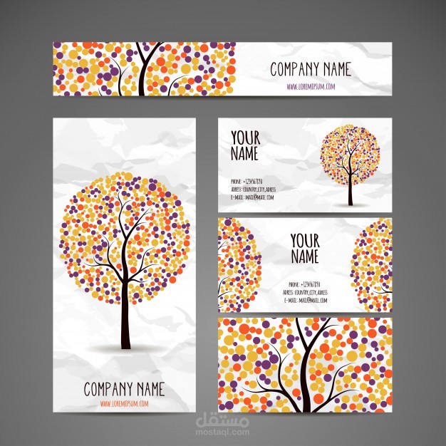ethnic-stationery-set-with-colorful-tree-design_1159-2374