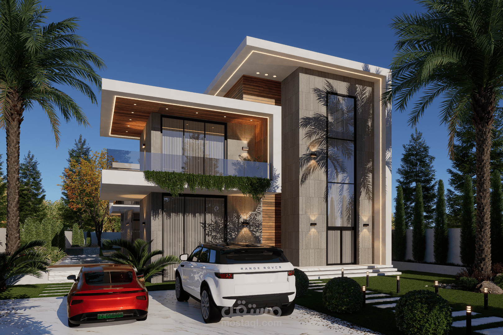 تصميم فيلا مودرن