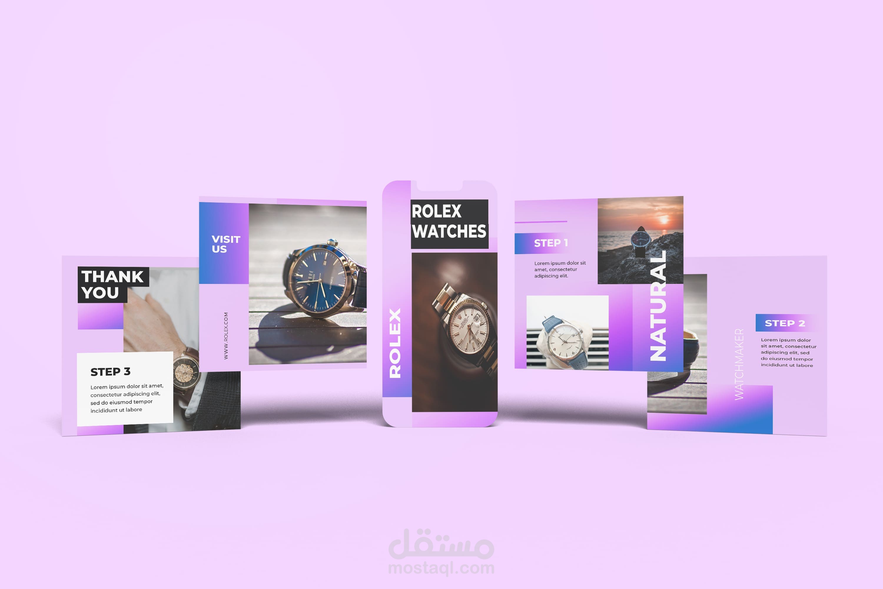 تصميم سوشيا ميديالساعات