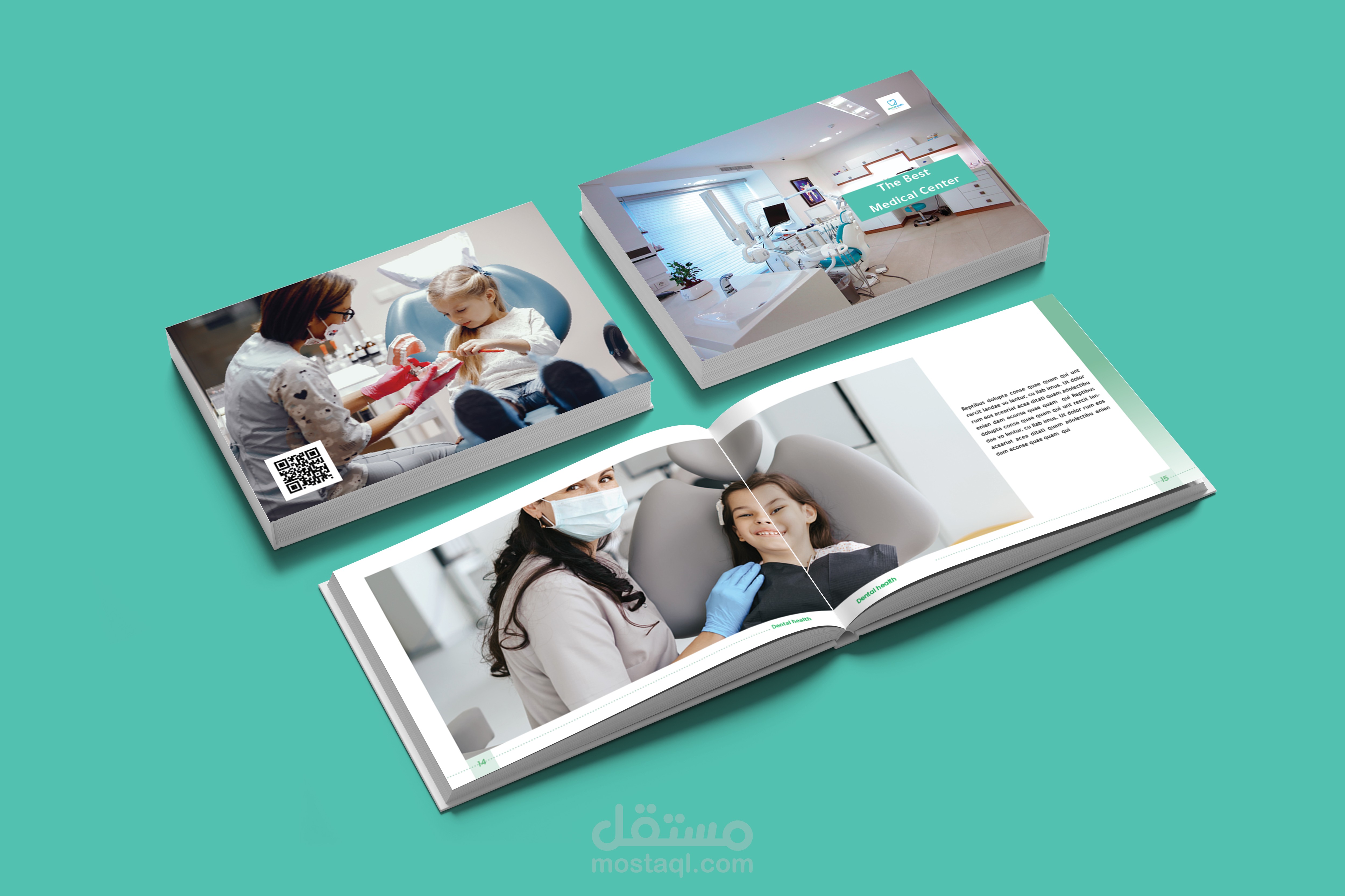 تصميم بروفايل لعيادة طب اسنان