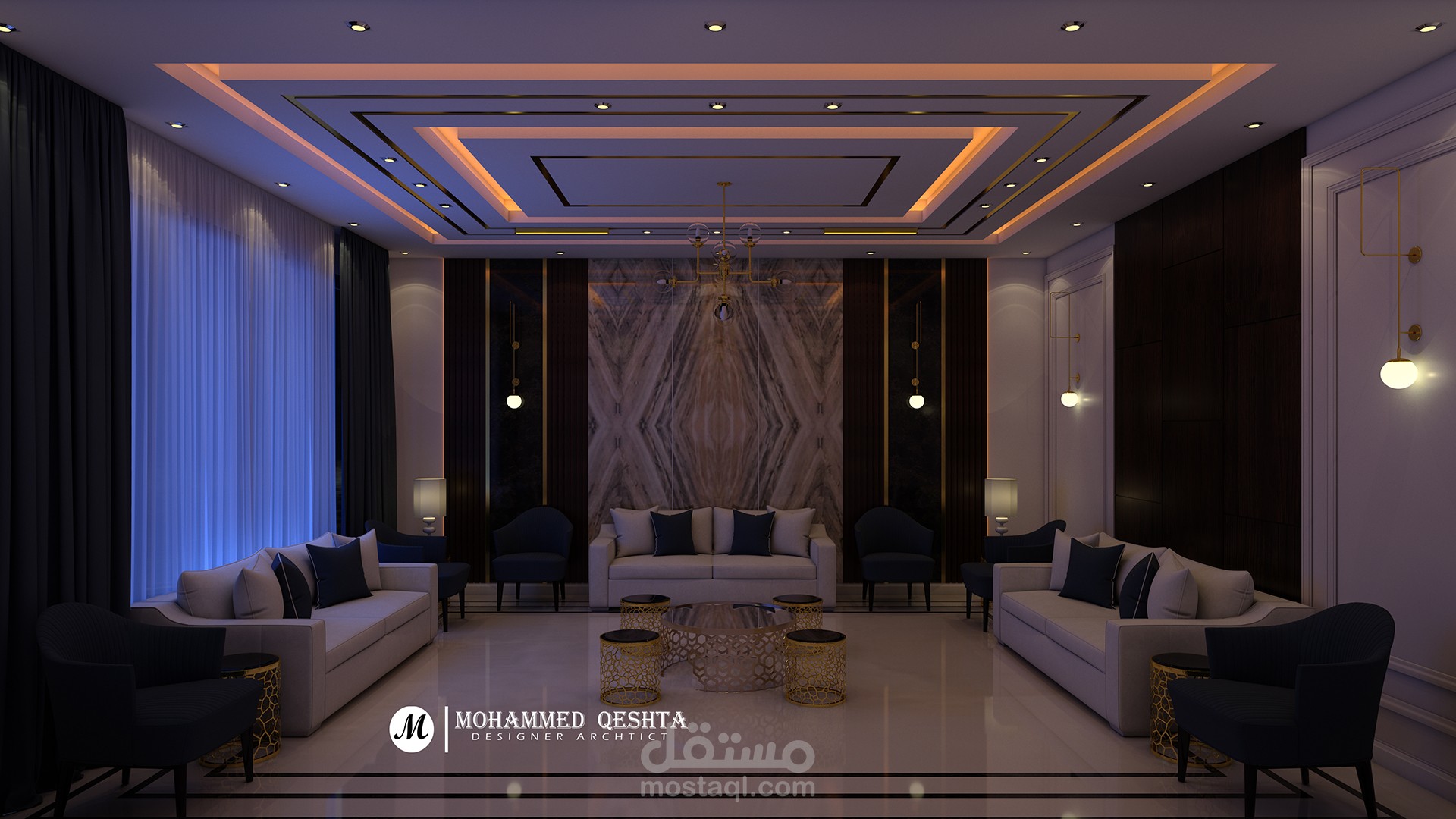 تصميم مجلس رجال نيوكلاسيك
