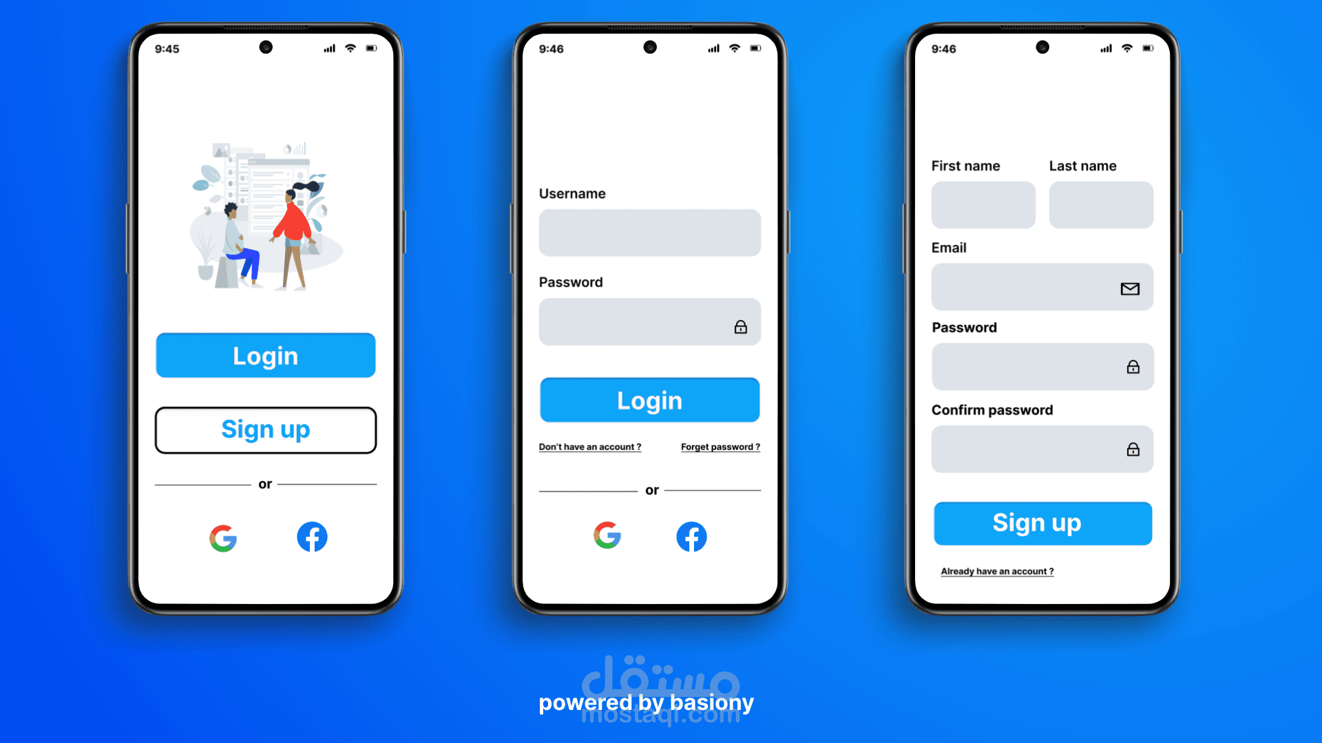 login scenario