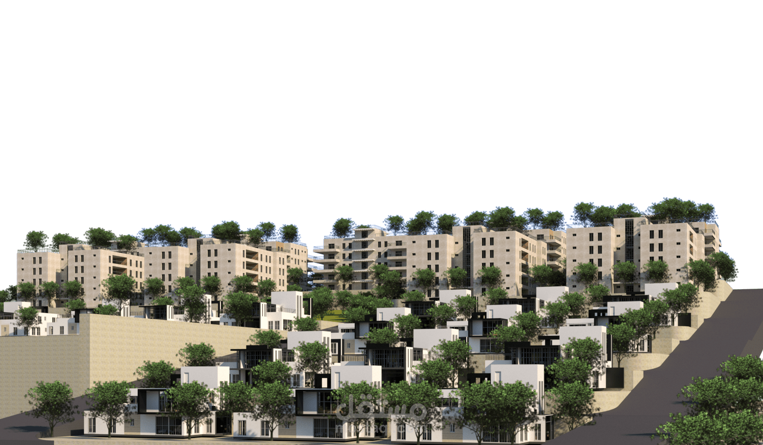 مشروع تصميم ضاحية سكنية