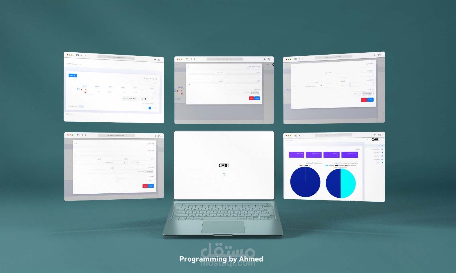 بناء نظام لشركة  الربيع الإخبارية Asp.NetCore5 blazor
