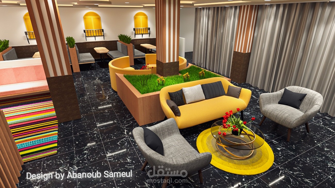 Design of coffee shop