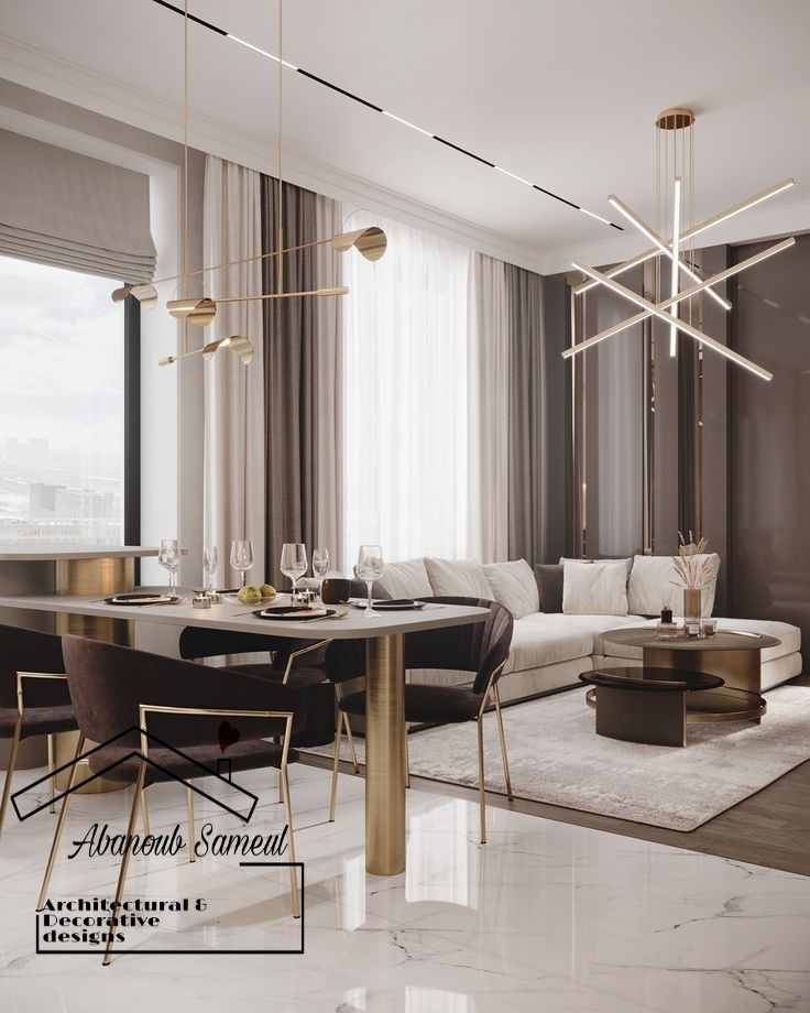 Contemporary ( living & dining) room