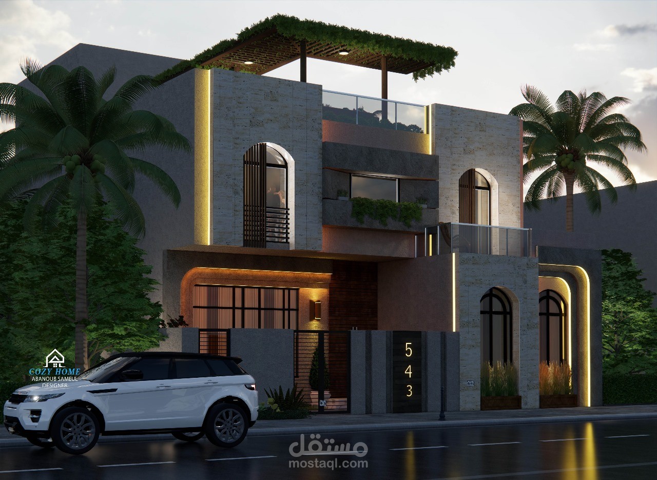 تصميم واجهات مختلفة