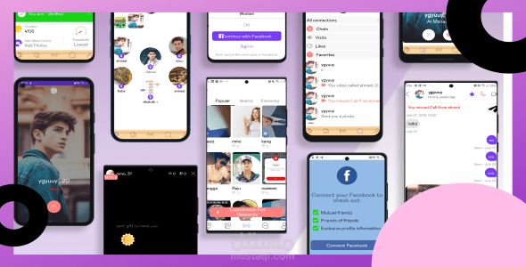 تطبيق شات لايف متكامل