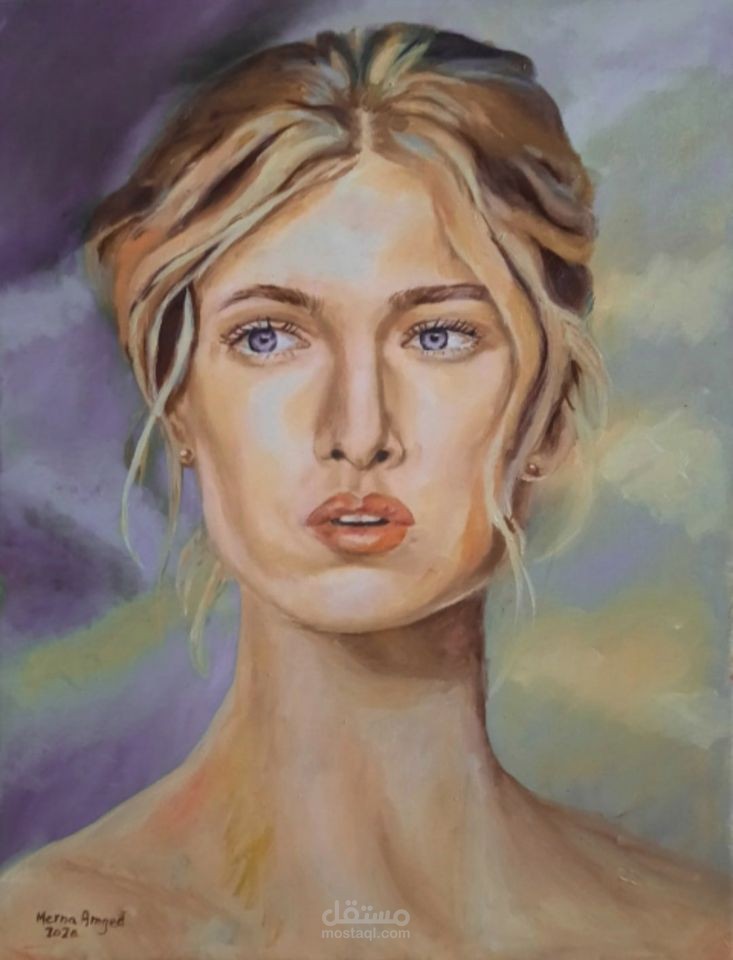 رسم زيتى