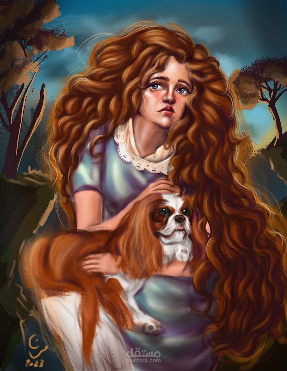 رسم دجيتال و تصميم شخصية و مشهد