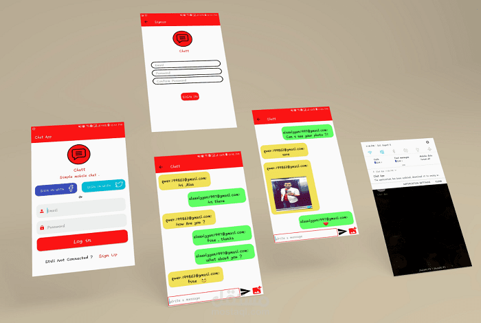 تطبيق محادثة