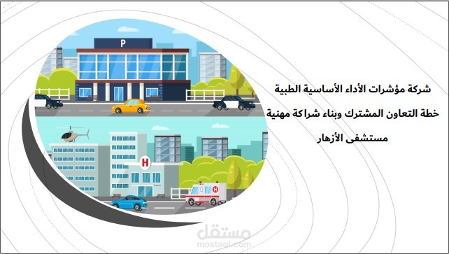 تصميم عرض بوربوينت عن خطة التعاون المشترك وبناء شراكة مهنية