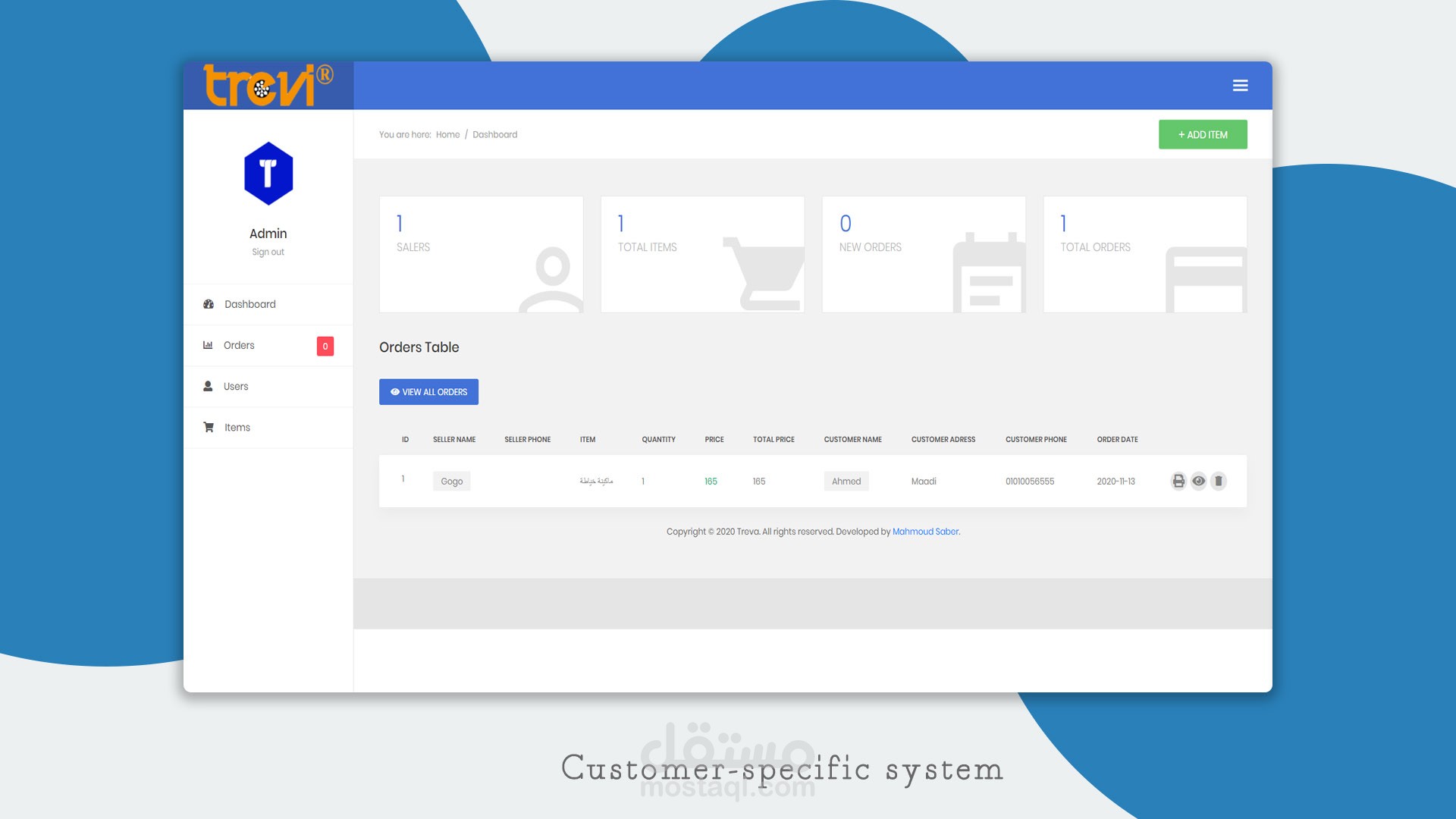 نظام Treva لادارة طلبات المسوقين