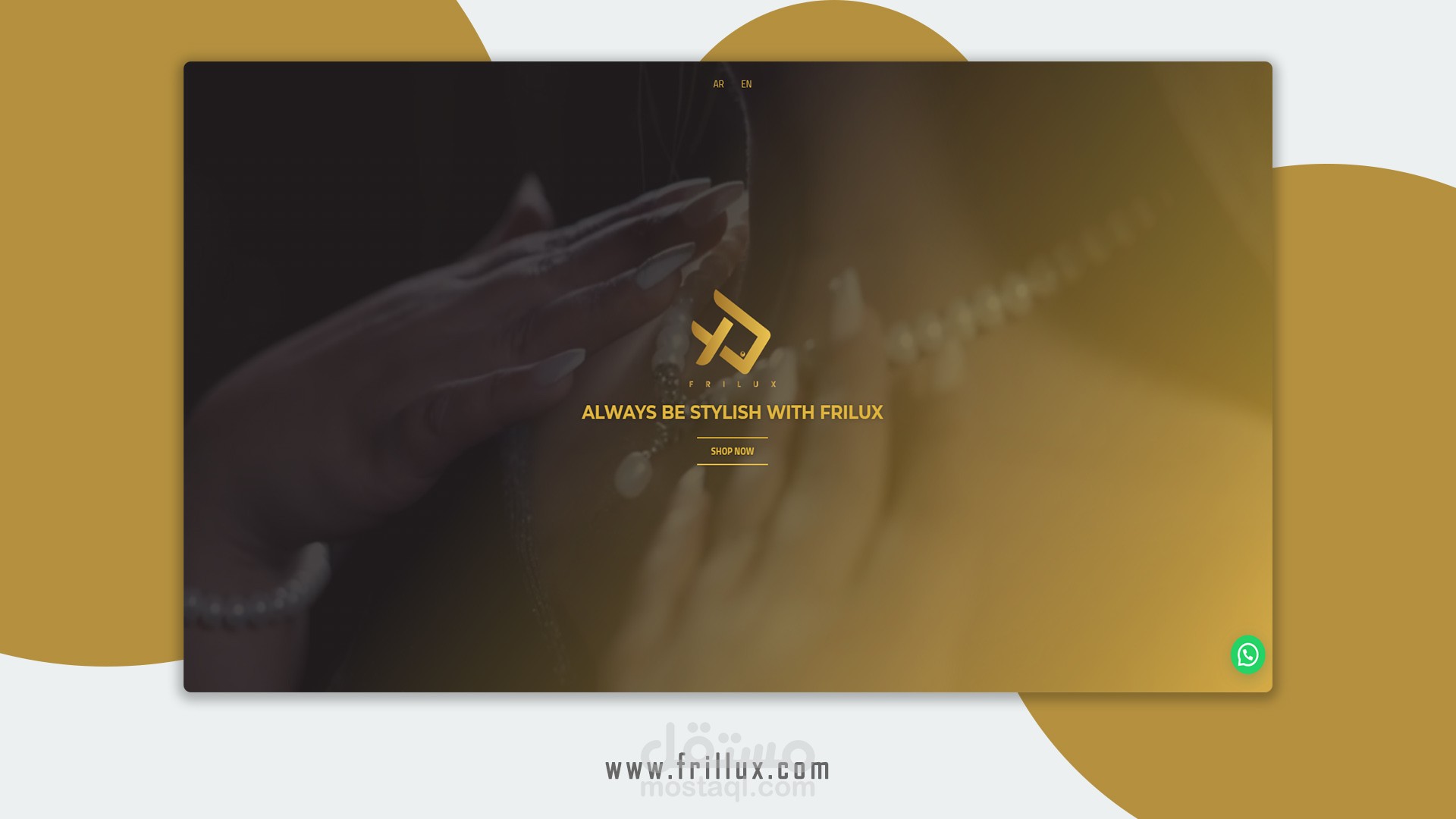 Frilux Landing page