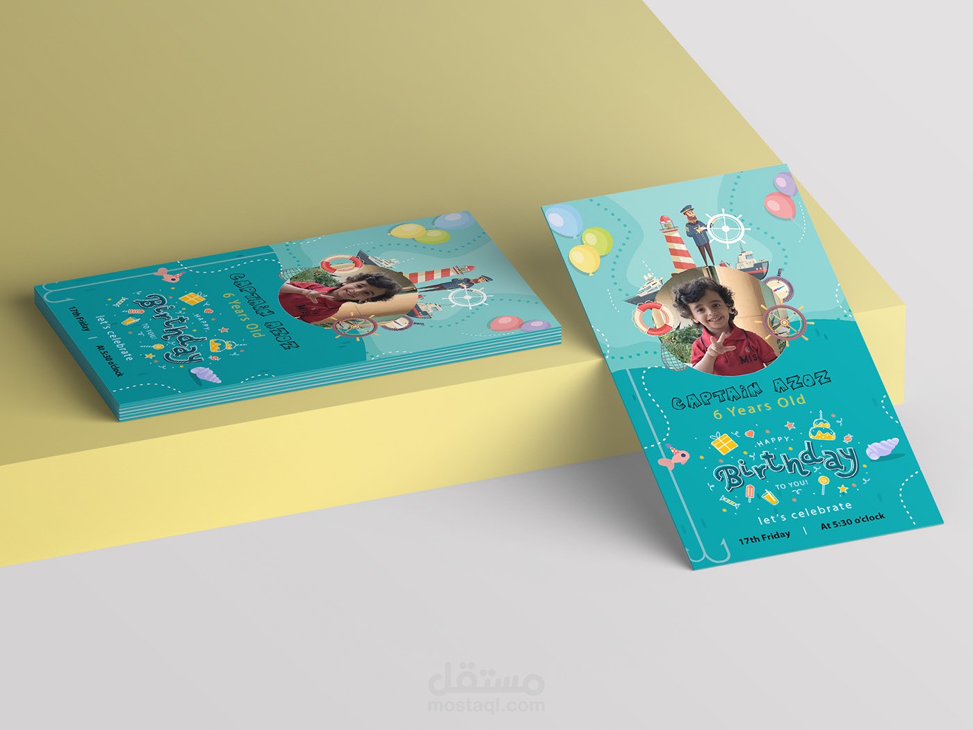 تصميم بطاقة عيد ميلاد