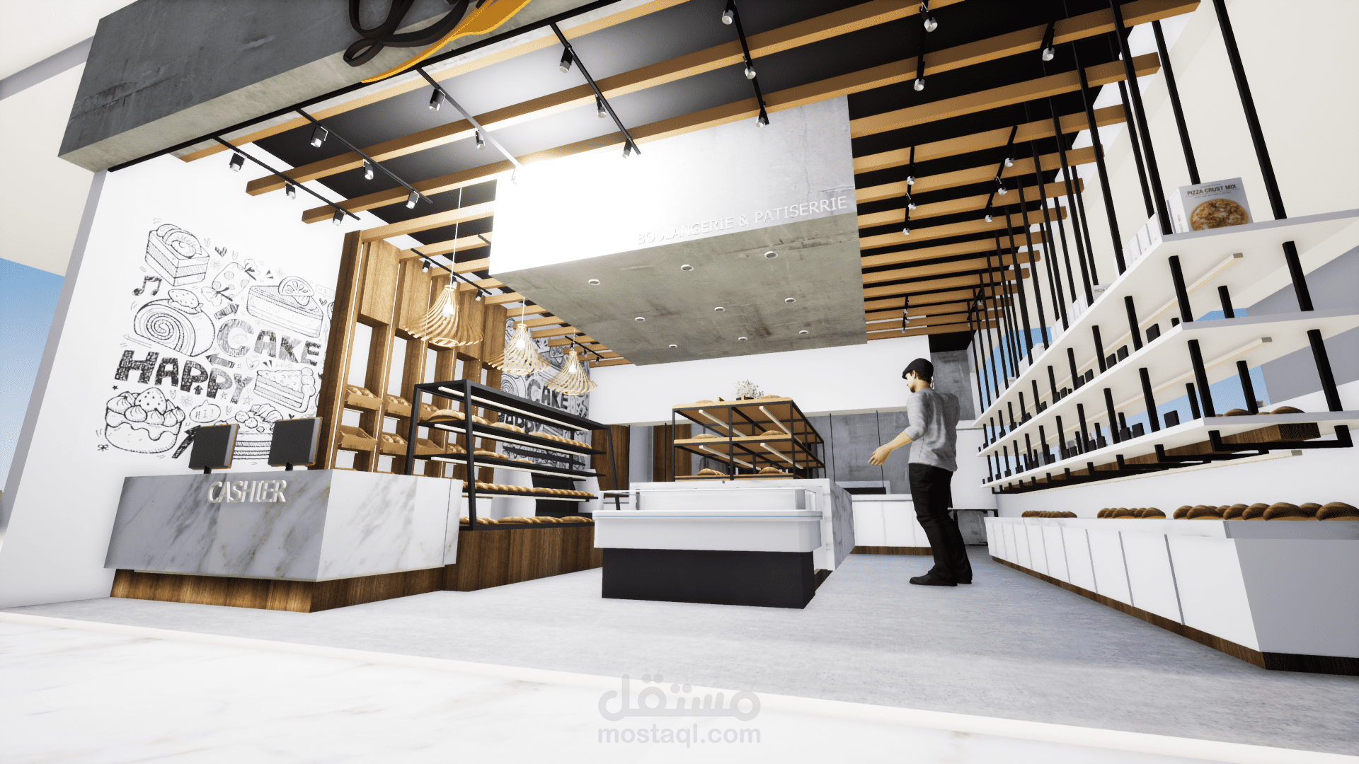 Cafe interior design