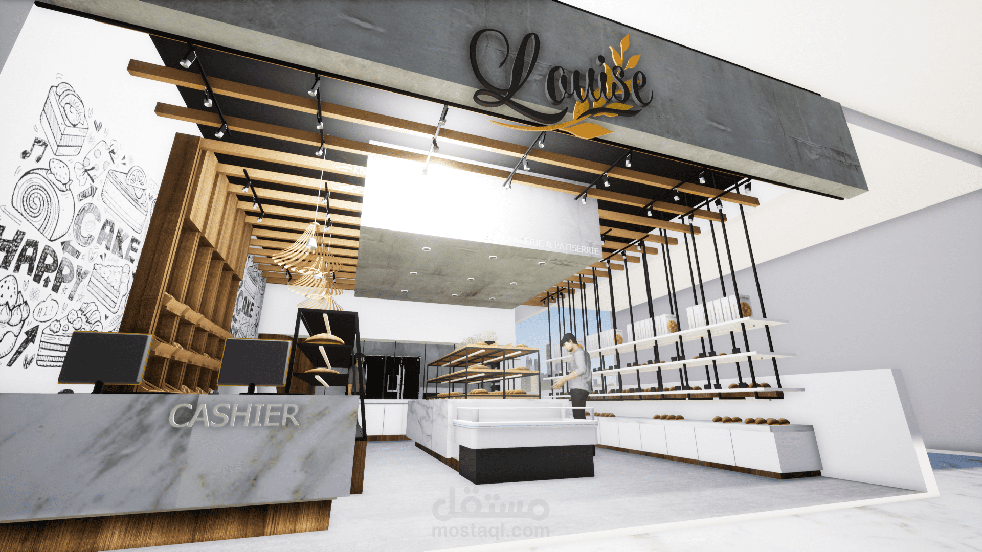 Cafe interior design