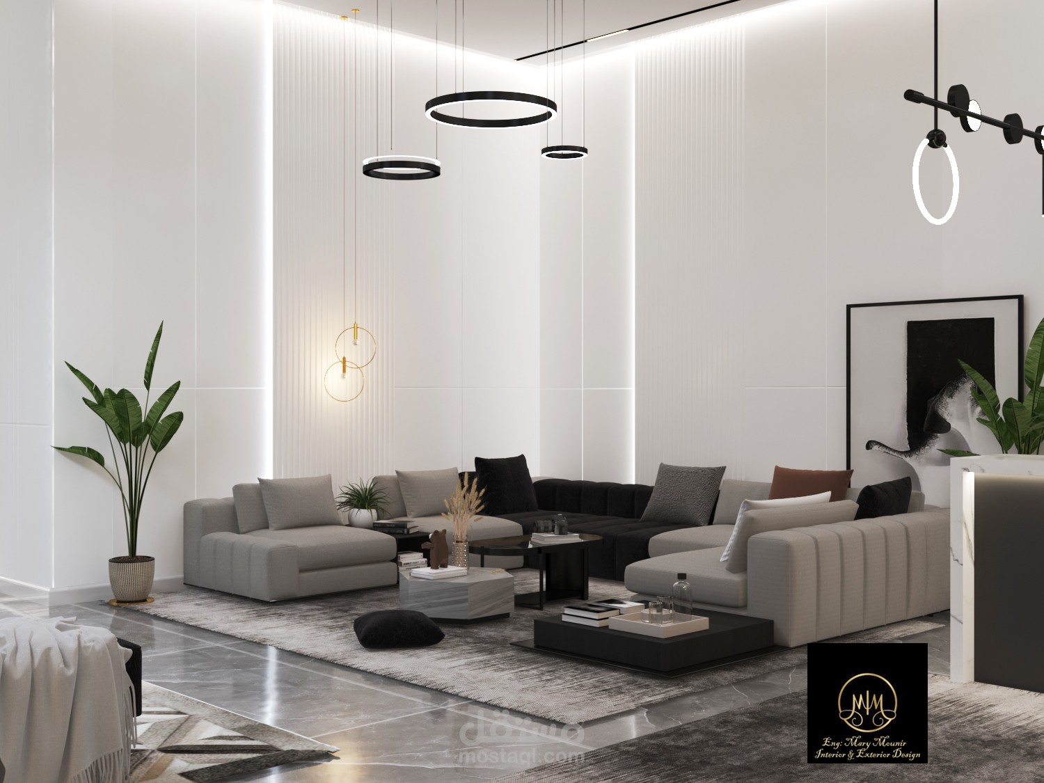 تصميم صاله مودلرن