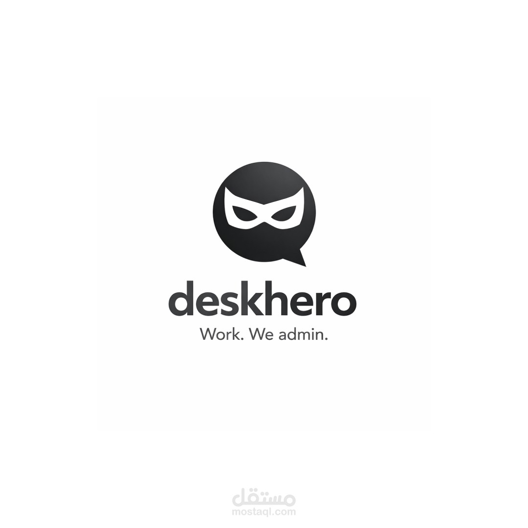 Deskhero logo design