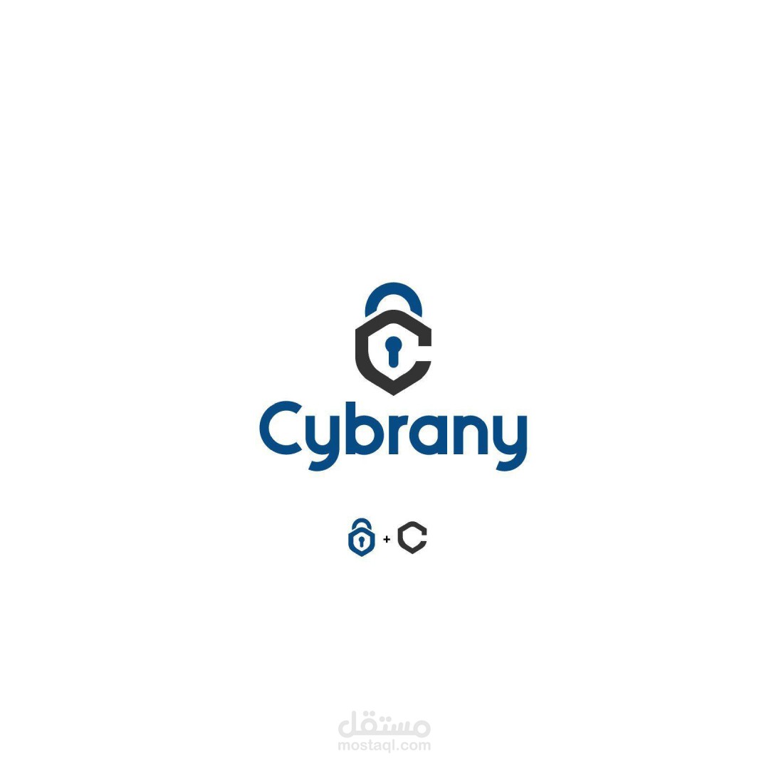 Cybrany logo design