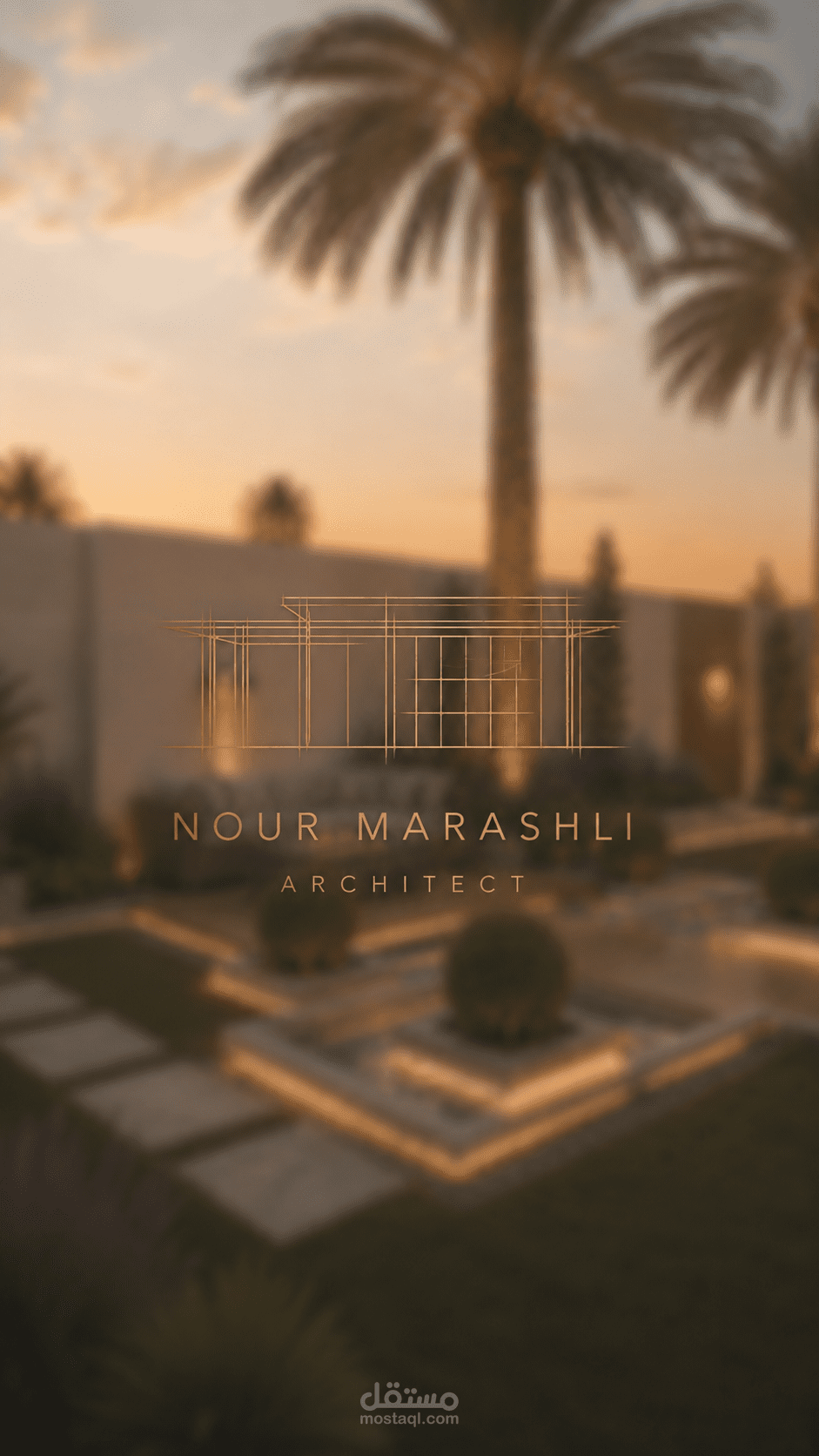 تصميم لاندسكيب فيلا في سلطنة عمان