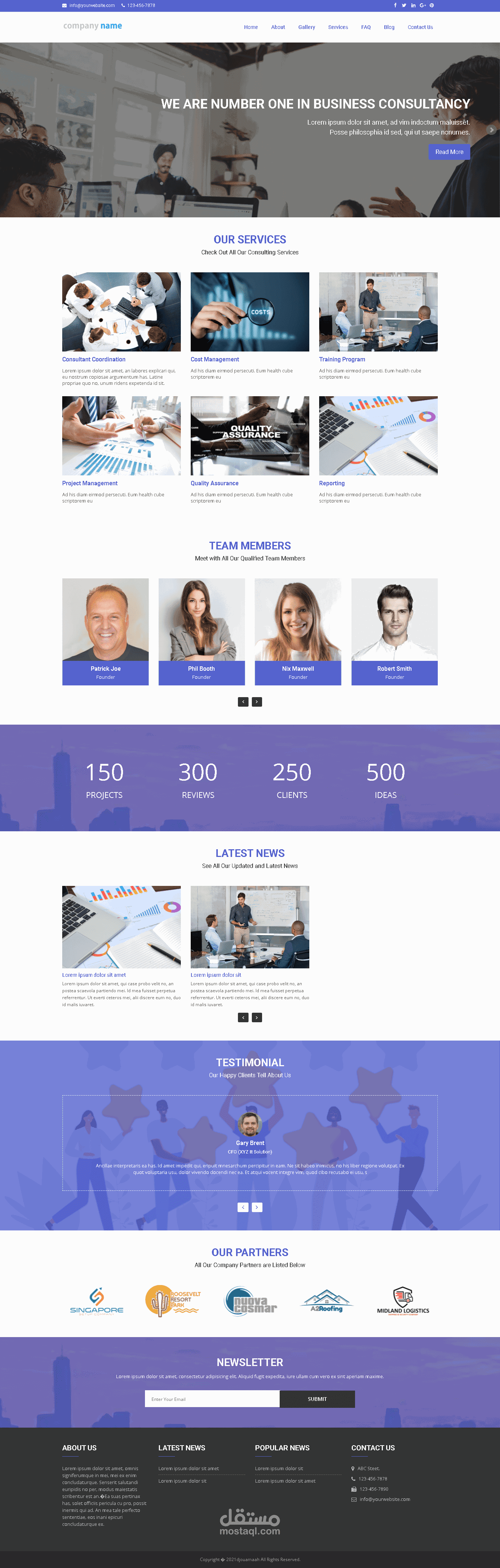 Business Website CMS