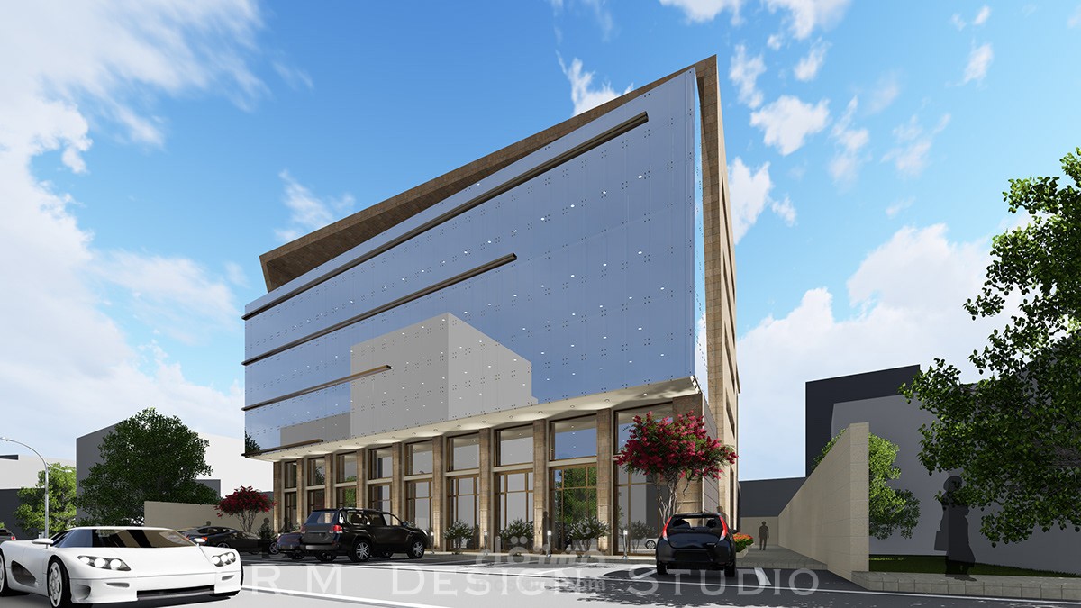 تصميم مبنى تجاري