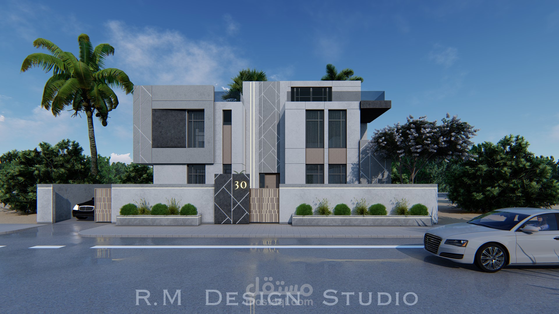 تصميم فيلا سكنية