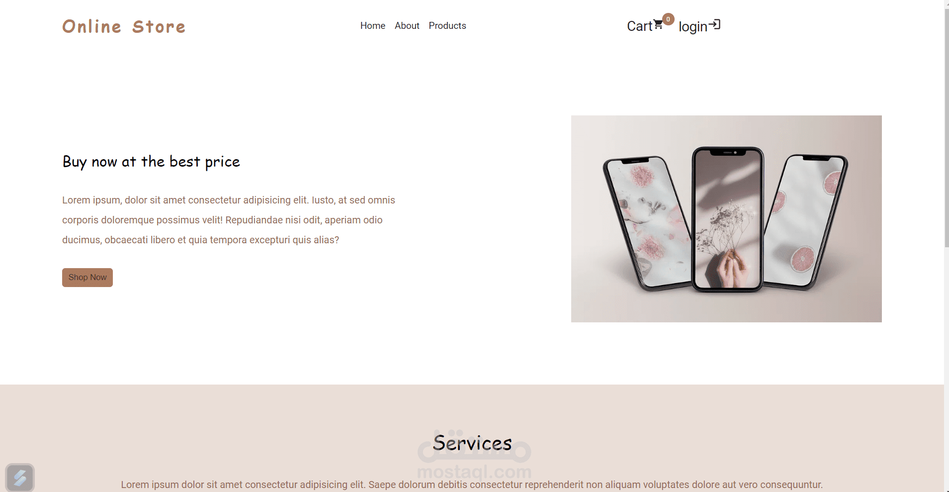 E commerce Online Store