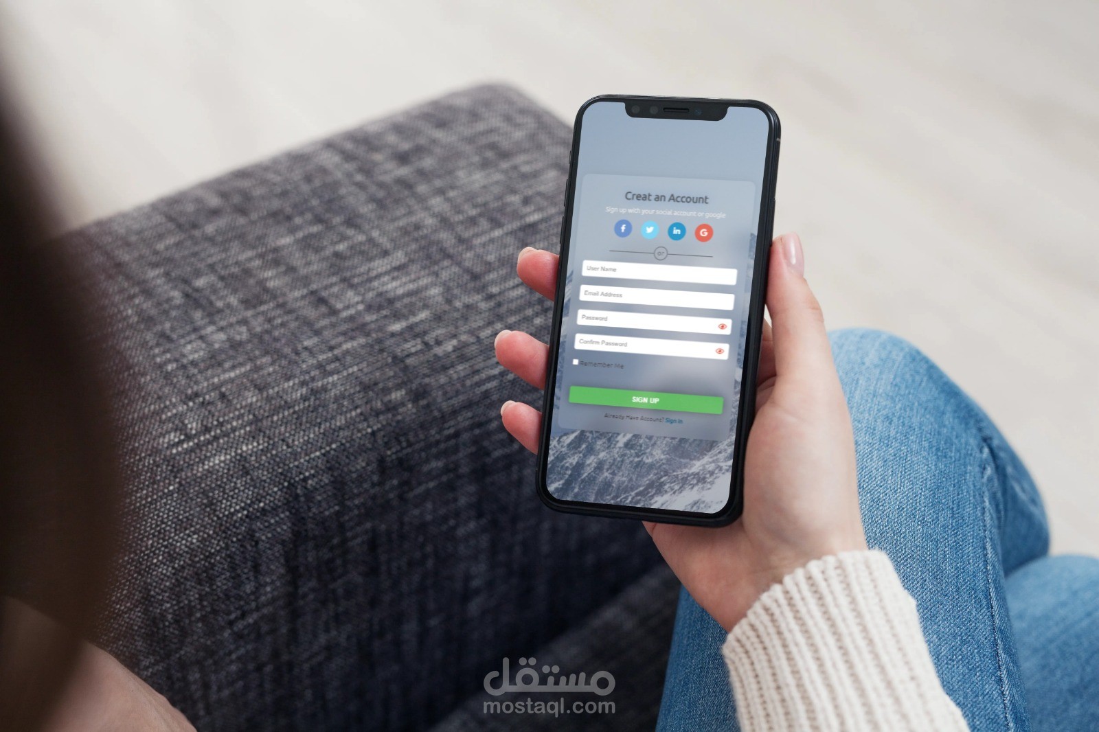 Sign Up  Page