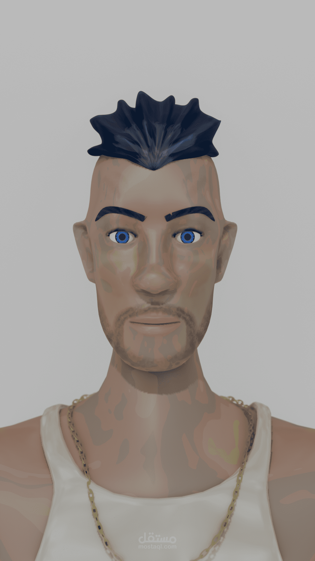 شخصية مصرية شعبية 3D