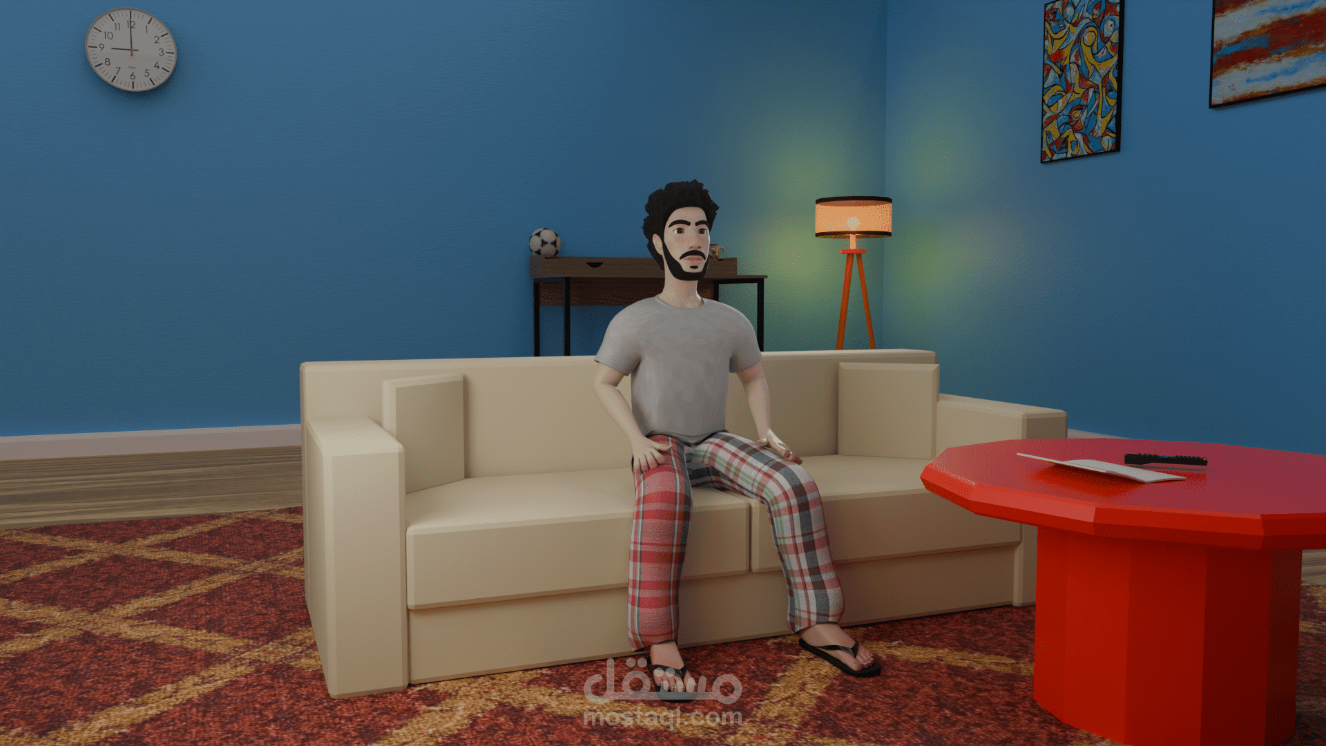 تصميم شخصية 3d