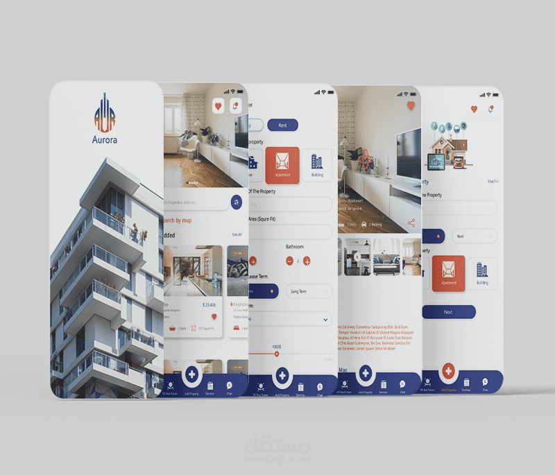 تطبيق Aurora للعقارات