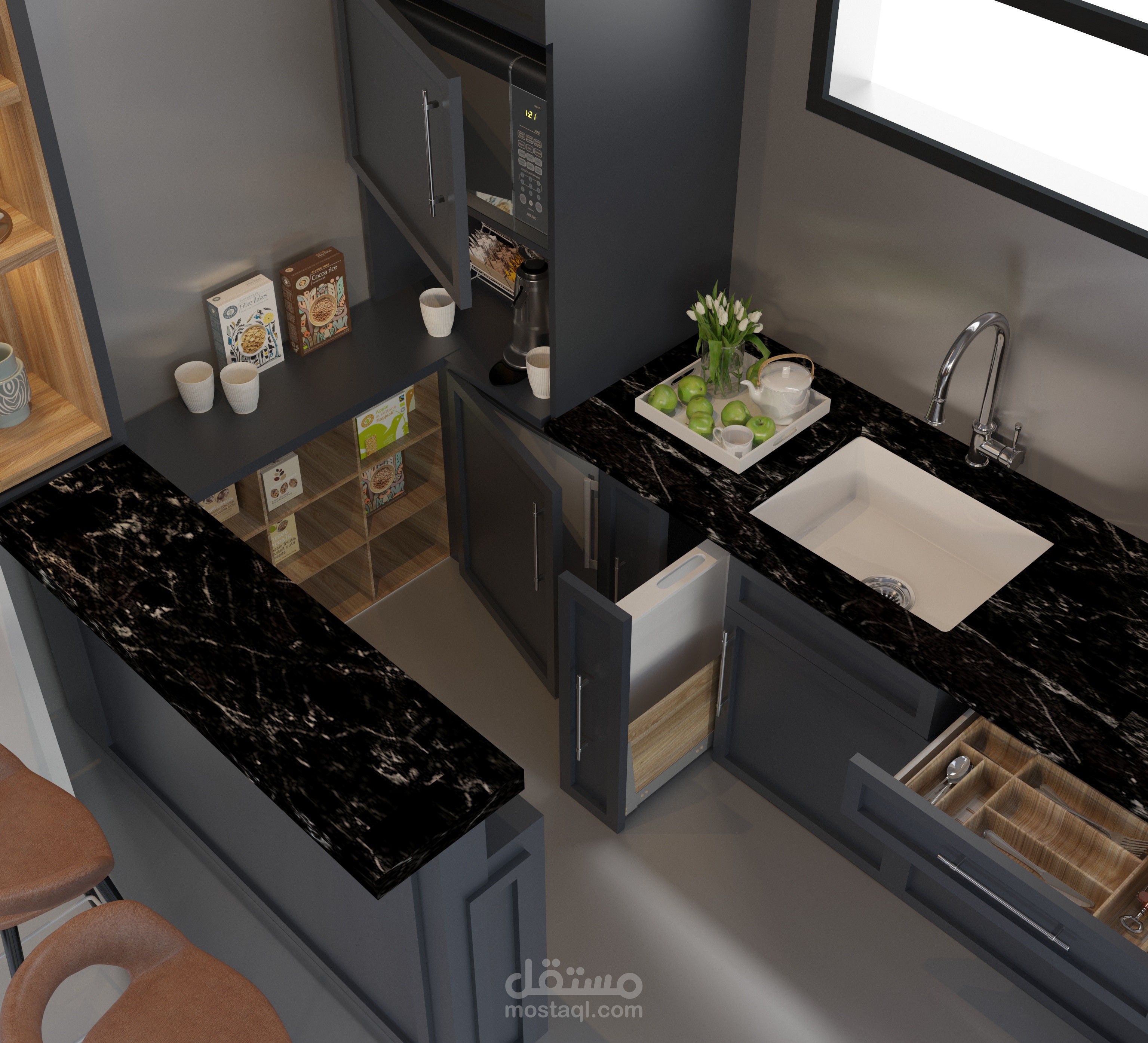 تصميم مطبخ