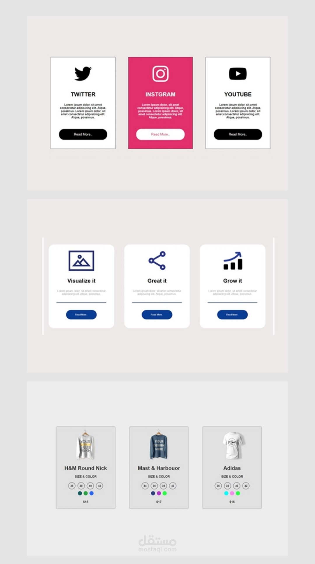Different Cards Design