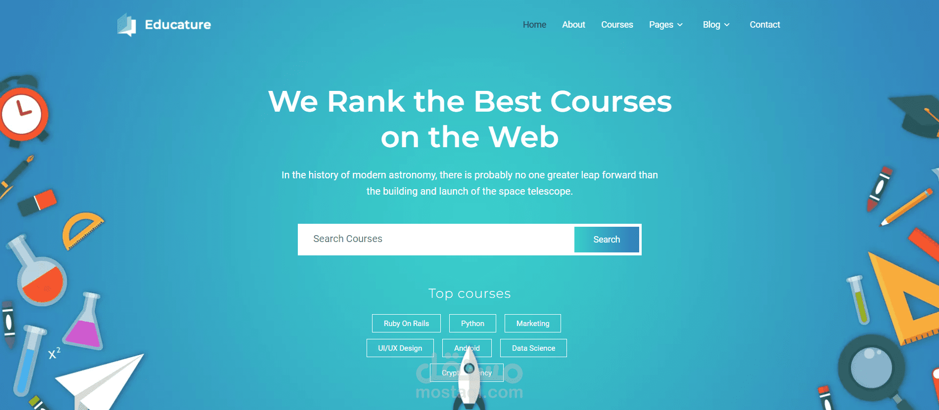 courses website