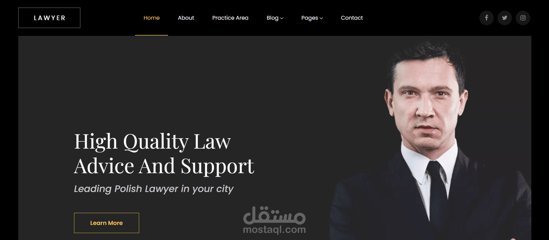 lawyer website