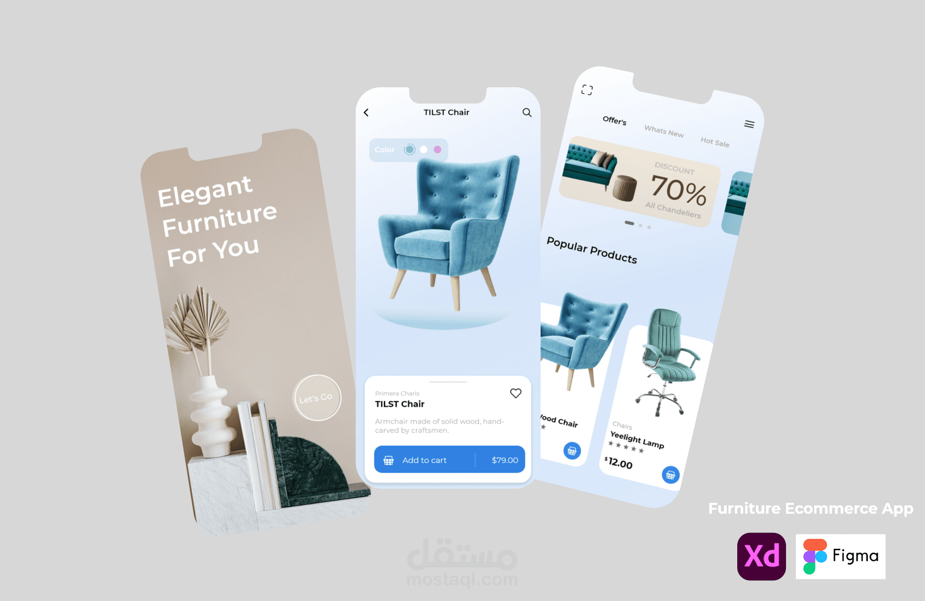Furniture Ecommerce App UI Design