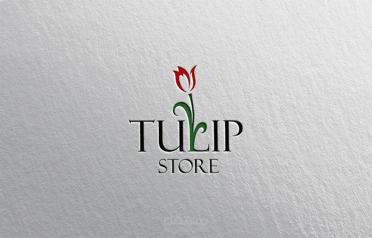 تصميم لوجو متجر توليب