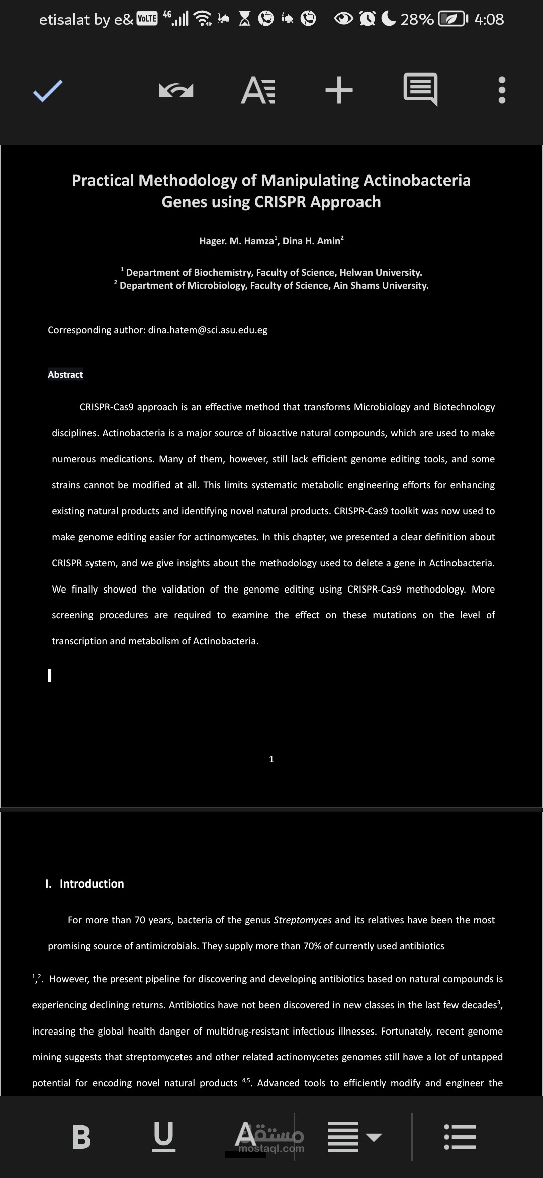 Practical Methodology of Manipulating Actinobacteria Genes using CRISPR Approach