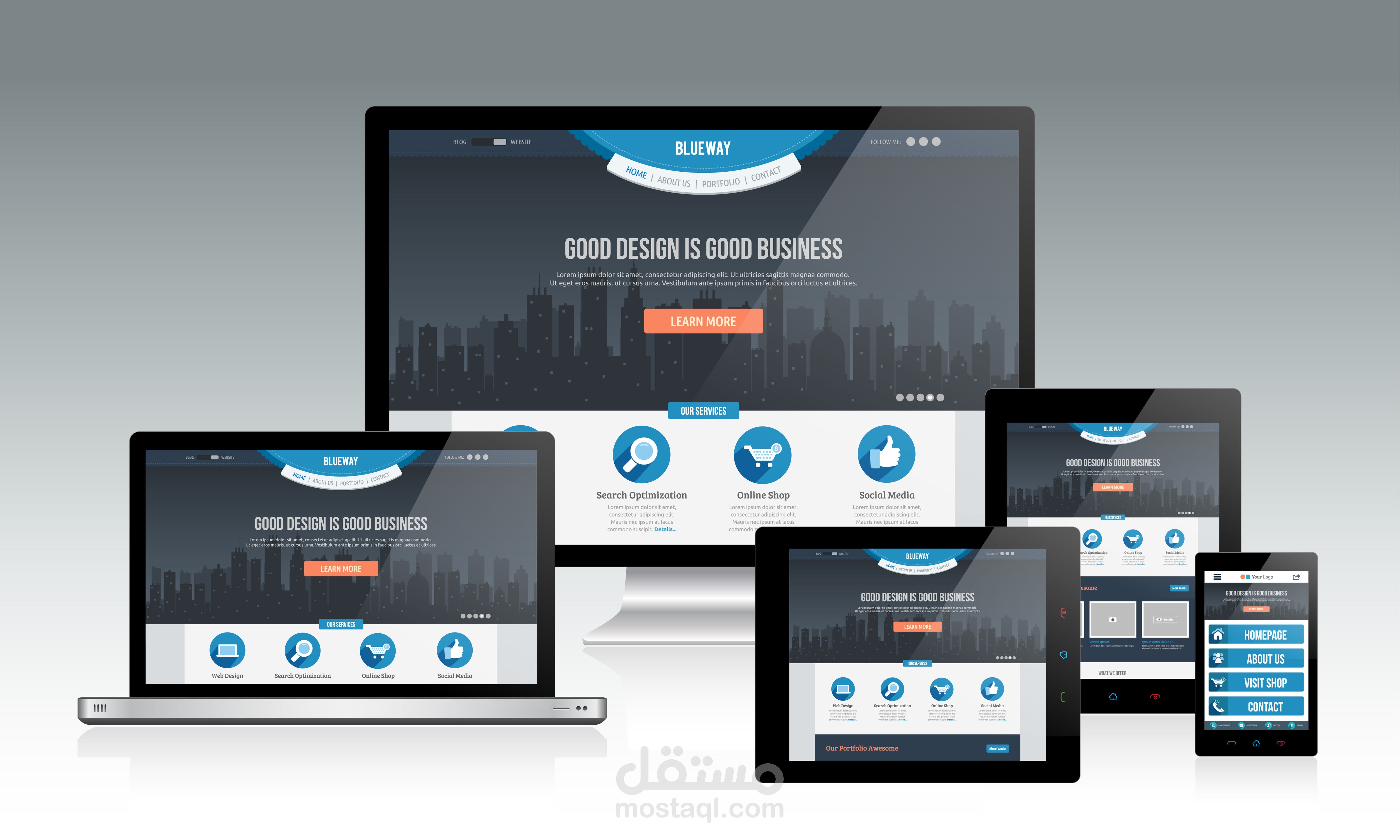 portfolio with html -css