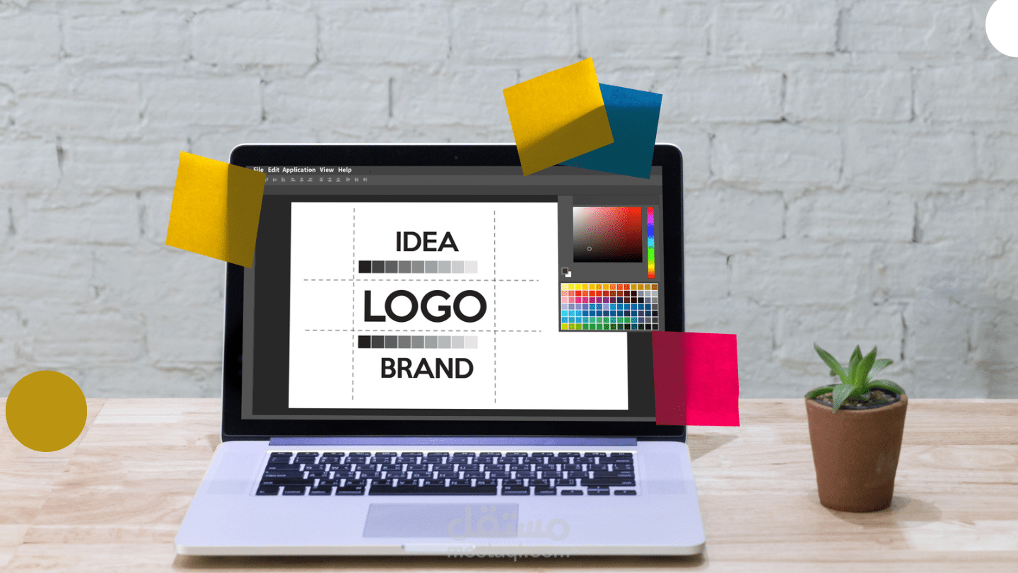 نبذه عن بعض اعمال تصميم لوجو