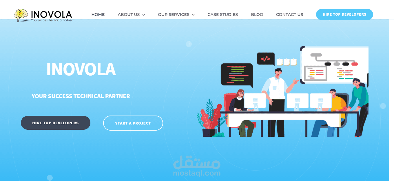 Inovola Website Content Revamp