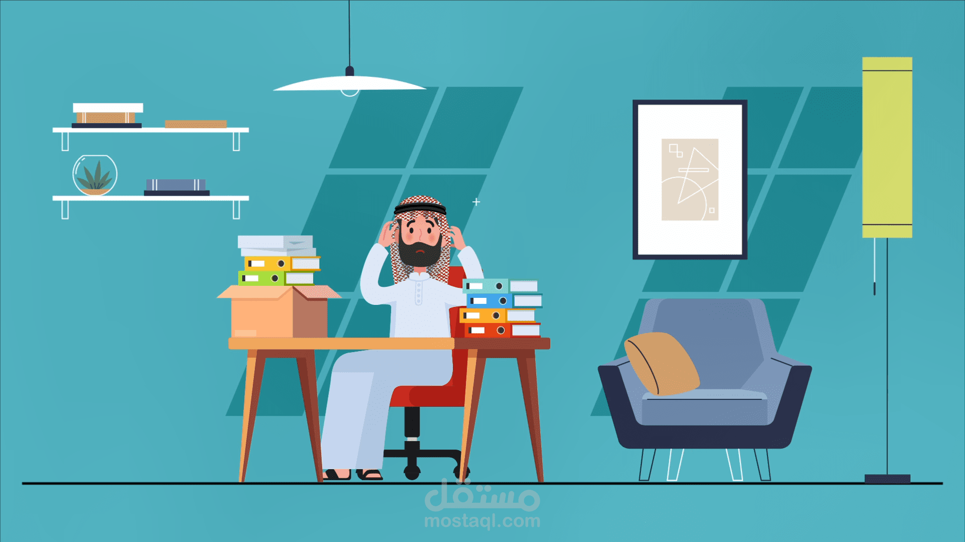 موشن جرافيك لشركة البيان