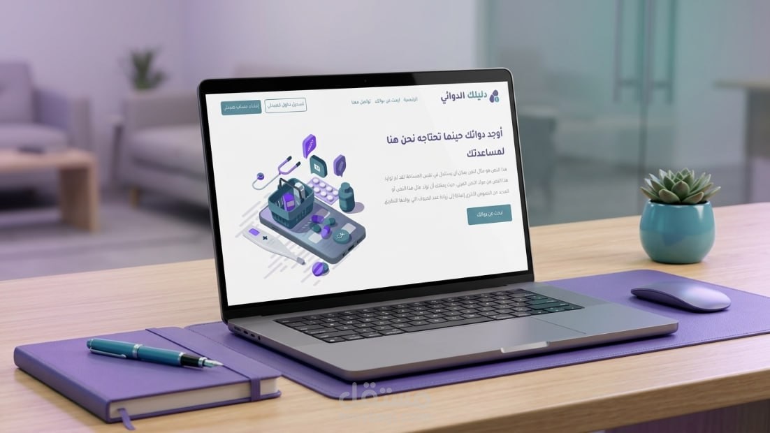 تطوير نظام ويب متكامل باستخدام Laravel يتيح للمستخدم البحث عن الأدوية في عدة صيدليات وعرض توفرها بسهولة.