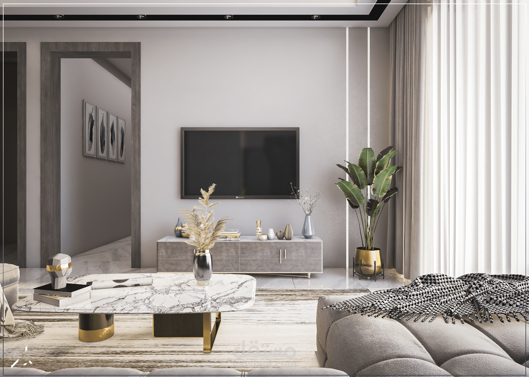 تصميم غرفة معيشة