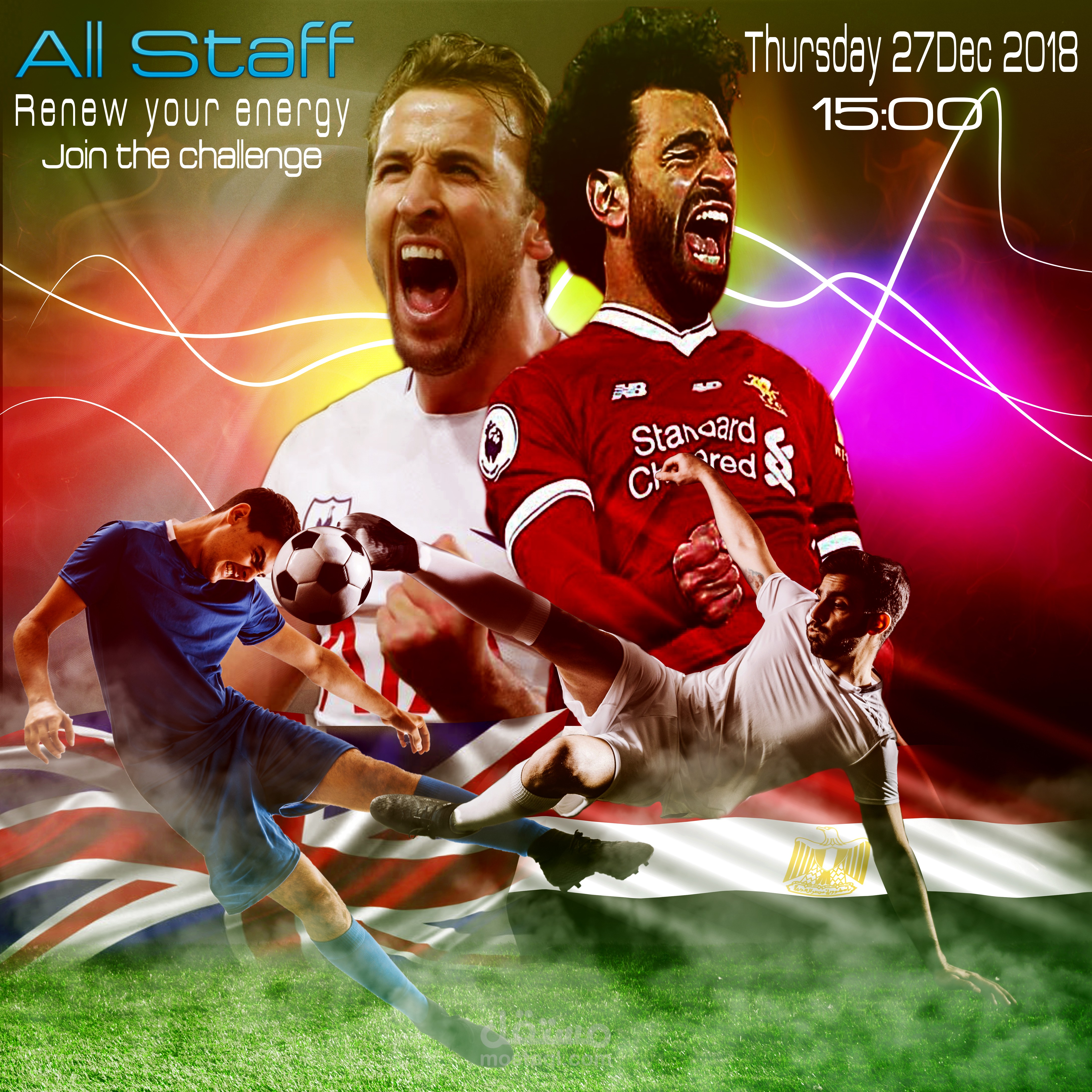 Football competition poster